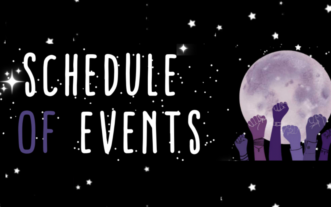 Reclaim the Night 2023- Schedule of Events